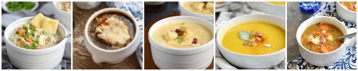 Instant Pot Soup Collage