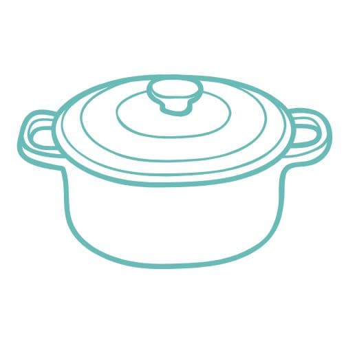 Outline of dutch oven.